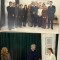 2002 Lot de 2 fotografii originale cu Adrian Năstase și membri ai Tineretului PSD / Partidul Social Democrat / viata politica partide tineret