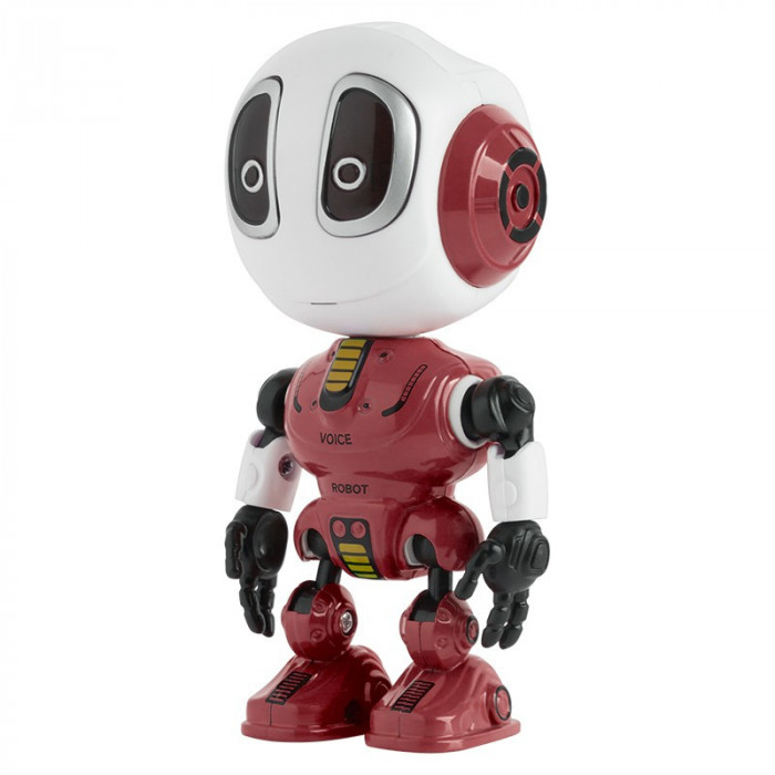 Robot de jucarie Rebel Voice, 3 x LR44, microfon incorporat, Rosu