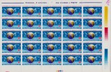 Cumpara ieftin RO 1992 LP 1295 &quot;9 Oct. - Ziua mondiala a postei&quot;,coala 5x5 , MNH