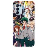 Husa compatibila cu Oppo A5 (2020) model My hero academia, Silicon, TPU, Viceversa, Transparent, Carcasa