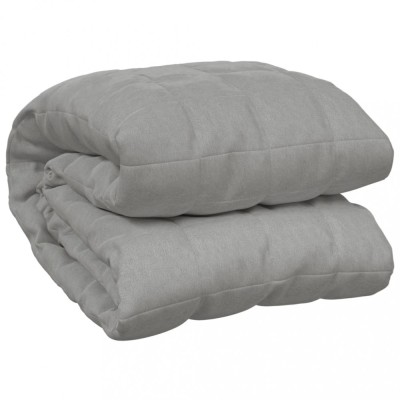 Patura grea, gri, 152x203 cm, 11 kg, material textil foto