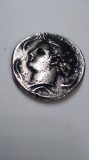 MONEDA APROX 3 CM ARGINTANTA KOPIE TETRADRAHMA