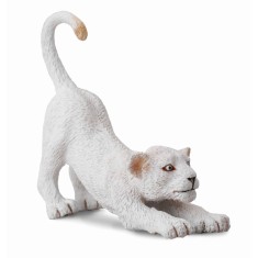 Pui leu alb - Animal figurina