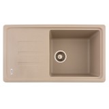 Chiuveta bucatarie din granit Sahara, 1 cuva cu scurgator, 780x435 mm