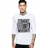 Cumpara ieftin Bluza barbati alba - Straight Outta Mehedinti - L, THEICONIC