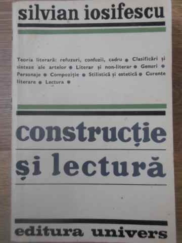 CONSTRUCTIE SI LECTURA-SILVIAN IOSIFESCU