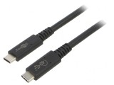 Cablu Thunderbolt 3 USB 4.0 USB-C 1m, Goobay