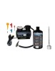 Kit Reparatie Anvelope Auto Petex cu Compresor 12V + Adaptoare Umflat, Manometru si Supape