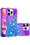 Husă cu sclipici pentru iPhone 16 Pro, protecție transparentă, subțire, din silicon moale TPU, rezistentă la șocuri