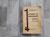 Studii si polemici literare si stiintifice de H.Sanielevici