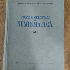 Studii si cercetari de numismatica, vol. I 1957