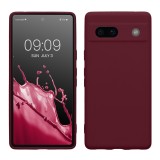 Husa Kwmobile pentru Google Pixel 7a, Visiniu, Silicon, 61598.187, Carcasa