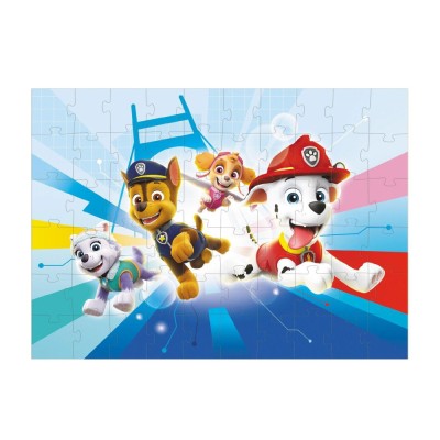 Puzzle 2 in 1 - Patrula Catelusilor in misiune (60 piese) foto