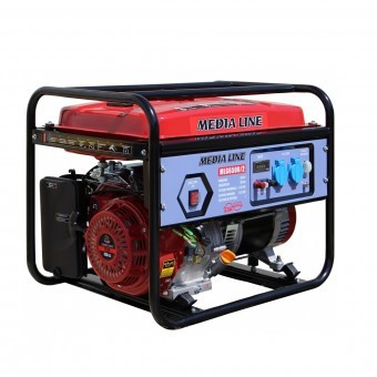 Generator monofazat pe benzina, MLG 6500/2, putere maxima 6.5 KVA, AVR foto