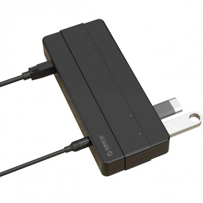 Hub USB Orico H7928-U3-V1, 7 x USB-A 3.0, Negru foto