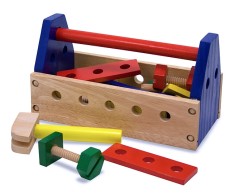 Ladita din lemn cu scule melissa and doug foto