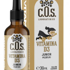 Vitamina D3 Junior picaturi, 30ml, COS Laboratories