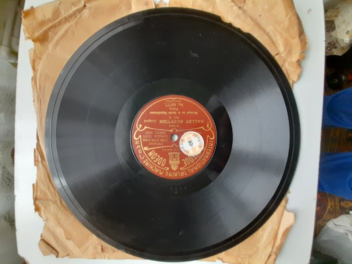 Disc Gramofon. PATEFON. BALLET EGYPTIEN