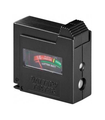 Tester baterii cu display analogic pentru AAA AA C D 9V si N Goobay foto