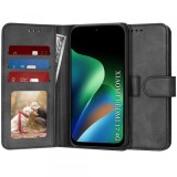 Husa pentru Xiaomi Redmi 17 5G / 17 4G, Techsuit, Diary Book, Neagra