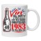 Cana alba personalizata &quot;Un Vin Bun 1983&quot; 40 ani, INOVATIX&reg;. 330ml