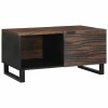 VidaXL Masă de cafea Maro și negru 80 x 50 x 40 cm 4018012