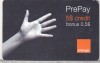 Bnk card Romania - Orange - 5 + 0.5 $ - 12/09 - RO-ORA-REF-0004-0912?