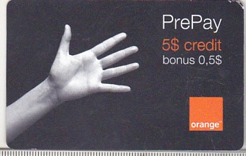 bnk card Romania - Orange - 5 + 0.5 $ - 12/09 - RO-ORA-REF-0004-0912? foto