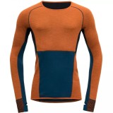 DEVOLD Tuvegga Merino Shirt Barbati, Termo Reversibil, Lana Merinos 100%, Marimea M, Ink