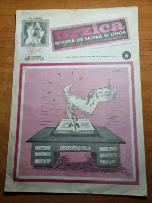 revista umoristica urzica - iunie 1982 foto