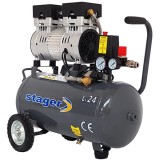 Stager HM0.75JW/24 - Compresor fara ulei 750 W 24 l 165 l/min 8 bar