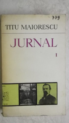 Titu Maiorescu - Jurnal 1 (vol. I), 1975 foto