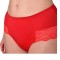 Chilot brazilian cu talie &icirc;naltă bumbac elastic C1215 - S - Rosu