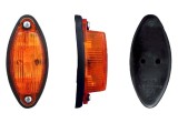 Lampa gabarit Universala, 12/24V, 45x100x40mm (lungime, inaltime x adancime), galbena/portocalie, omologare ECE, Stanga, Dreapta