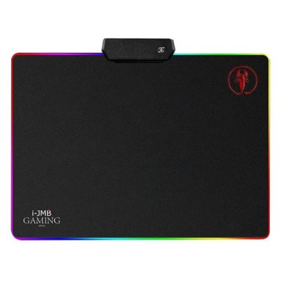 Mousepad Gaming i-JMB, Lumina RGB, 250x350x3 MM, Lungime Cablu 1.8 M foto
