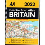 AA Concise Road Atlas Britain 2022