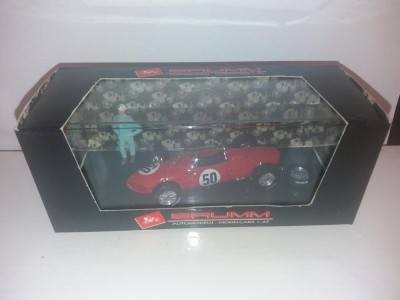 Macheta Ferrari 156 F.1 - 1961 + Figurina - Pitstop scara 1:43 BRUMM foto