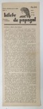 BILETE DE PAPAGAL, REVISTA, fondator T. ARGHEZI, ANUL II, No. 316, 1929