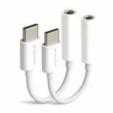 Set adaptoare audio Type-C Asteroid GSM MusicBox AC18 (pachet - 2 buc.)