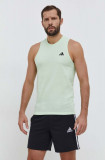 Adidas Performance tricou de antrenament culoarea verde IT5424