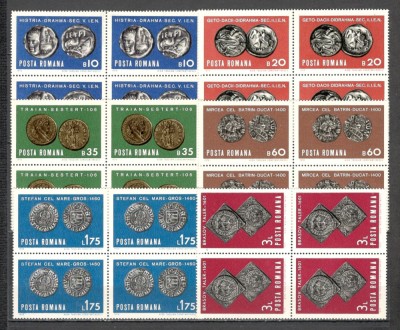 Romania.1970 Numismatica bloc 4 TR.106 foto