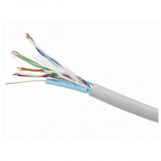 Cablu instalare de retea , Gembird , UTP cat. 5e AWG 24 CCA , 100m , gri