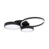 Plafoniera Sobek LED 55W IP20, negru, Erste