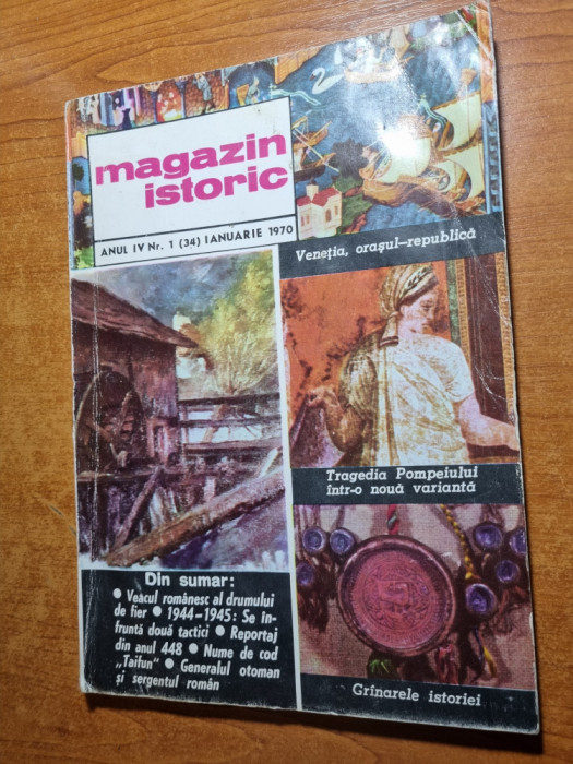revista magazin istoric ianuarie 1970