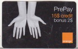 Bnk card Romania - Orange - 15+2 $ - 12/07 - RO-ORA-REF-0011-0712B