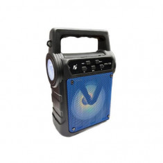 Boxa Portabila Bluetooth cu incarcare solara ,lanterna , mp3 si Radio FM 1706 foto