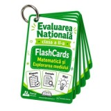 Flash Cards Matematica si Explorarea Mediului Evaluarea Nationala clasa a 2-a - Cristian Spanu