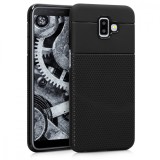 Husa pentru Samsung Galaxy J6 Plus, Silicon, Negru, 46596.01, Carcasa, Kwmobile