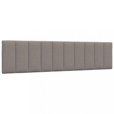 vidaXL Pernă pentru tăblie de pat, Hanko, gri taupe, 200 cm, material textil 4019188