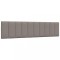 vidaXL Pernă pentru tăblie de pat, gri taupe, 200 cm, material textil 4019188